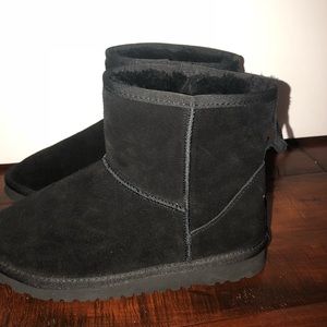 Black classic UGG boots